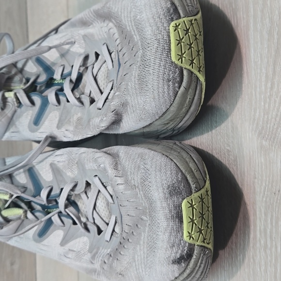 HOKA One One Mens Gaviota 4 Gray Athlrtic Platform Running Shoes Sneakers  14D - Picture 5 of 15